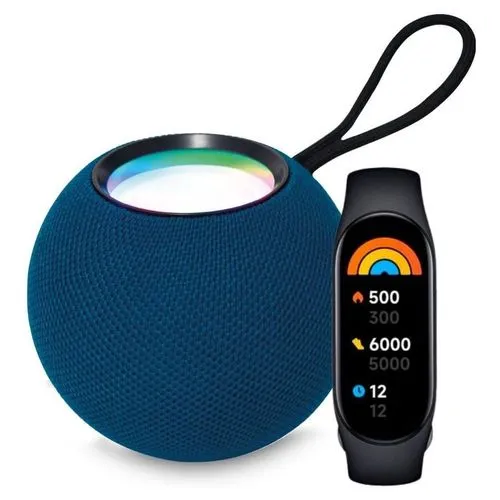 Smartband Lifeworks Negra más Bocina Portátil Bluetooth