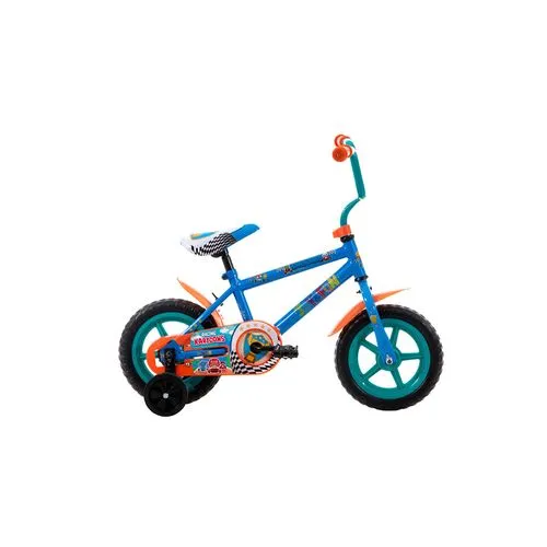 Bicicleta Veloci Infantil Joy & Fun Kartoons Eva R12 Azul